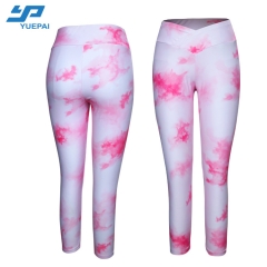 bandhnu print yoga pants