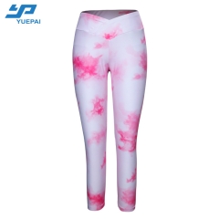 bandhnu print yoga pants