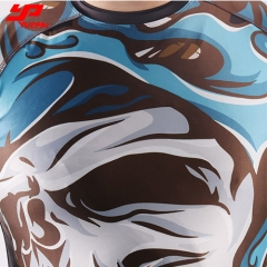 Custom 3D colorful sublimation mens mma