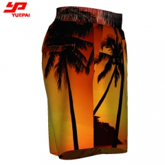 OEM sublimation printing mens swimwear beach board shorts