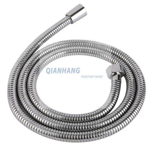 Stainless Steel Tight Double Lock Chrome Plated Shower Hose