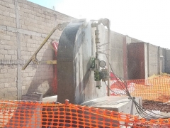 Serra de arame de concreto circular | serra de fio circular | máquina de corte de fio circular de concreto