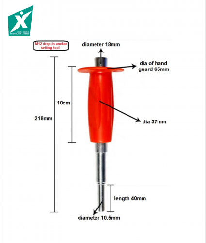 Drop-in anchor setting tool | Drop-in anchor punch | Drop-in anchor setting punch | Drop-in anchor punch tool