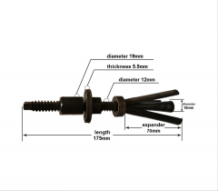 Tornillos de expansión reutilizables | Pernos de expansión reutilizables | Soporte de perno de expansión reutilizable