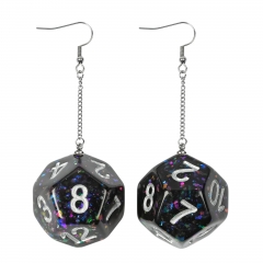 D12-Black with Glitter