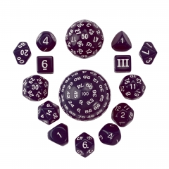 Purple w/White Numbers