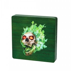Green with Skull