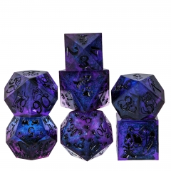 Cat-Purple&Blue w/Black Numbers