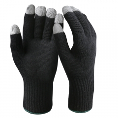 Double layers insulated thermal Acrylic touch screen work safety glove