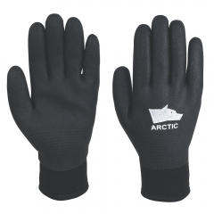 High visibility winter waterproof thermal Work Glove with nitrile Coated