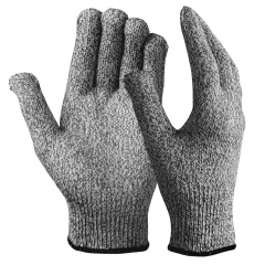 Food contact approved Blade shade seamless knitted level 5 cut resistant work glove for Butchers food Processing