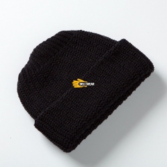 Heavyweight thick Chunky Ribbed double knit Thinsulate lined Freezer beanie hat watch cap
