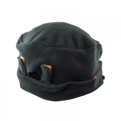 Multi-functional Black polyester fleece hard hat helmet liner