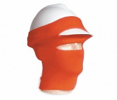 Long neck Flame retardant Hi Vis orange modacrylic Winter thermal hard hat helmet full face tube liner
