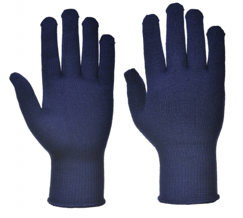 13G Polyester Hollow Core thermal thermolite knitted glove liner for Cold strorage or Winter outdoor sport