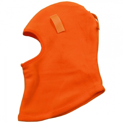 Hi Vis polyester fleece stretch one holes open face Balaclava helmet liner with 3M Thinsulate insulated lined