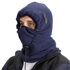 3 in 1 fleece thermal balaclava winter liner with open face helmet liner and 3M Thinsulate insulation