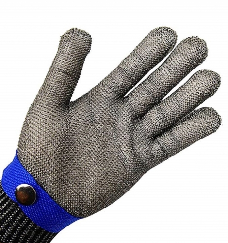 EN388 Safety 316 Iron Stainless Steel Wire Mesh Glove Food Grade Iron Metal  Gloves For Cutting Kitchen Butcher Cutting Meat - Buy EN388 Safety 316 Iron  Stainless Steel Wire Mesh Glove Food