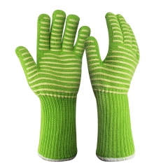 932°F Extreme Heat Resistant Barbecue Grill Pit mitt Gloves Oven Mitts for Cooking, Smoking,Baking, Camping, Fireplace