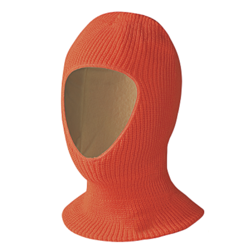 Hi vis One hole face mask Balaclava with 3M Thinsulate Insulation lined Acrylic knitted hood