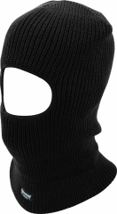 Hi vis One hole face mask Balaclava with 3M Thinsulate Insulation lined Acrylic knitted hood
