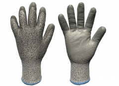 PU coated Cut resistant level 5 thermal insulated work glove for Cold Storage or glass industry