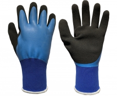 Water resistant and Oil resistant work grip glove for automobile repair fishing garden