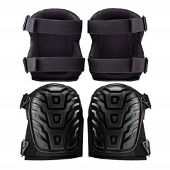 Heavy duty Comfortable knee pad protector with Gel cushion and PVC rubber cap for concrete, flooring, welding, carpet installation,Car repair, gardening