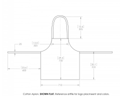 Deliwear Premium Cotton Canvas Barbecue Grill Apron for Cook Kitchen restaurant