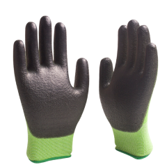 Eco friendly Breathable Bamboo work glove with Nitrile dipped for gardening ,Fishing, Landscaping