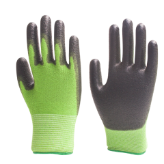 Eco friendly Breathable Bamboo work glove with Nitrile dipped for gardening ,Fishing, Landscaping