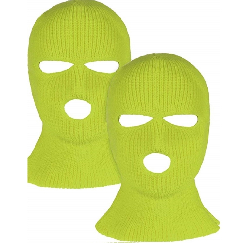 Unlined Acrylic knitted Full Face 3 Holes Thermal Ski Mask for cycling snowboarding skiing