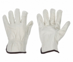 Deliwear ASTM F696 Electrical Arc flash Cowhide Leather Protector Glove Class 00 and 0