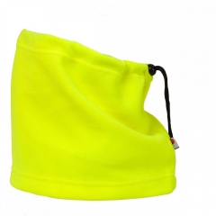 Cold Weather Warm Thermal Multifunctional Polyester Hi Vis  Fluorescent Fleece Neck Gaiter for Works Sports