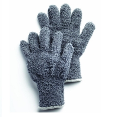 No Scratching Soft Polyester Microfiber Auto Dusting Cleaning gloves for Car interior dust absorb