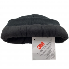 Winter Thermal Warm Wool Acrylic 3M Thinsulate lined Knit Beanie hat for Outdoor cold storage