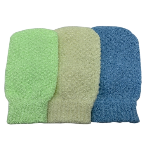 Premium Household Heavy Exfoliating Nylon Body Scrubber Bath Mitt glove for Bathroom Shower Massage Hydro