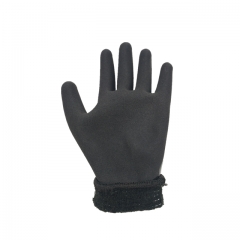 Winter Warm Double Dipped Nitrile Thermal Waterproof work safety Gloves for Cold wet and Oil condition