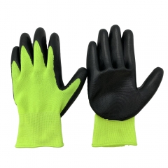 Touch Screen Nitrile Dip Grip Oil Resistant Work Picking Gloves for Warehouse Package Garden Automotive Construction Assemble