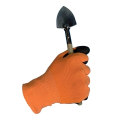 Custom Logo Waterproof Nitrile coated Grip Touch Screen Safety Work Garden Gloves for Gardener Automotive Construction