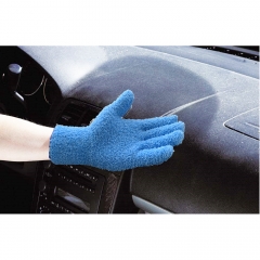 Premium Easy clean Microfiber Dust cleaning Automobile Car Auto Wash Mitt glove for household glass Table Window SCRATCH FREE