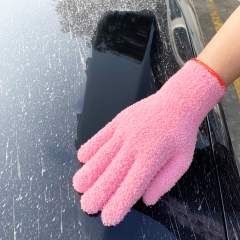 Premium Easy clean Microfiber Dust cleaning Automobile Car Auto Wash Mitt glove for household glass Table Window SCRATCH FREE