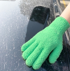 Premium Easy clean Microfiber Dust cleaning Automobile Car Auto Wash Mitt glove for household glass Table Window SCRATCH FREE