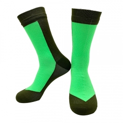 SGS Certified 100% Water Proof Merino Wool Coolmax Lined Waterproof Breathable Socks Outdoor Hiking Trekking