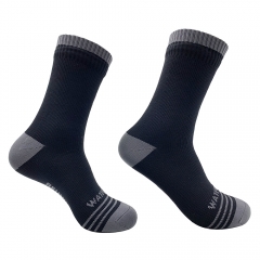 SGS Certified Unisex 100% Waterproof Breathable Socks Crew Size Fishing Hiking Cycling Skiing Hunting Coolmax Merino Lined