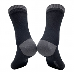 SGS Certified Unisex 100% Waterproof Breathable Socks Crew Size Fishing Hiking Cycling Skiing Hunting Coolmax Merino Lined