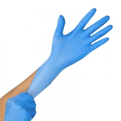 Strong Blue disposable nitrile glove Medical black nitrile glove examination white Vinyl gloves LATEX FREE TATTOO MECHANIC food processing