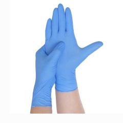 Powder Free Strong blue nitrile glove Medical disposable black nitrile glove examination white Vinyl gloves LATEX FREE TATTOO MECHANIC