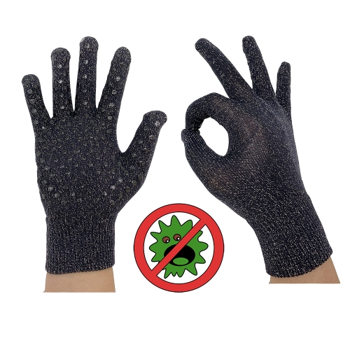Antibacterial technology Cool Antimicrobial glove Silver Touch screen for Anti Virus hygiene Raynaud's disease Syndrome gloves