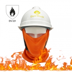 Custom Logo Flame Retardant Light Wrap Bandana Scarf Tube Neck Warmer Gaiter for Fire Resistant Firefighter Oilfield